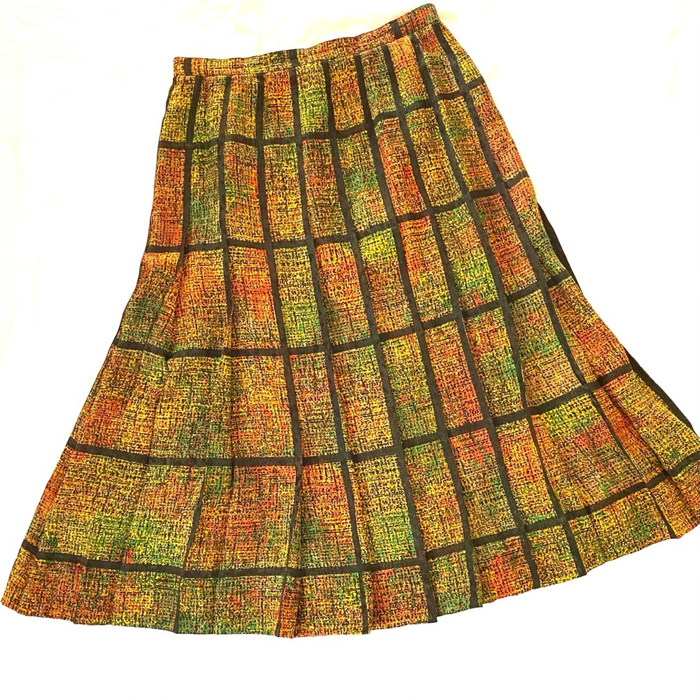 Vintage Celine Drop Pleat Skirt Size 4-6